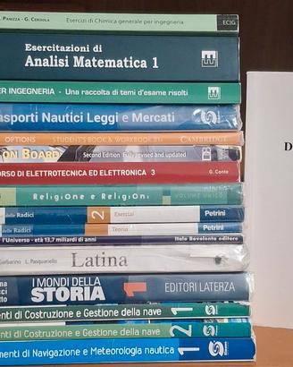 Libri universitari/liceo/nautico