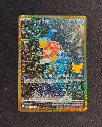 Carta Pokémon Magikarp 203/193 30° Anniversario it