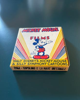 Pellicola vintage Mickey Mouse “La nave infernale”