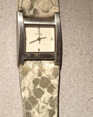 Orologio da polso donna al quarzo Karma,leopardato
