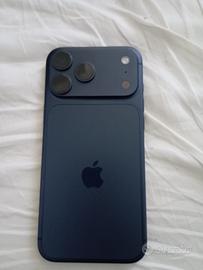 Iphone 17 pro max blu scambi con silver o orange