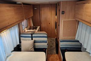 Camper mansardato 7 posti