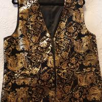 Gilet Elegante Uomo Effetto Dorato