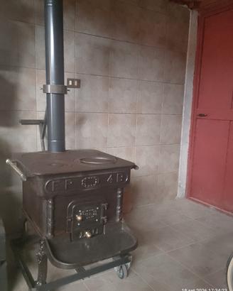 cucina stufa a legna in ghisa fp4b fonderia porte