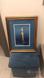 Dipinto ad olio 1983 Vintage