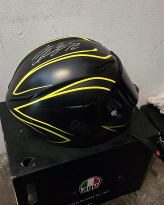Casco moto AGV gt veloce Autografato
