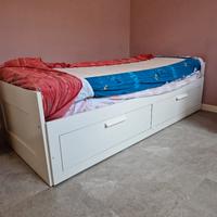 letto / divano 2 cassetti ikea Brimnes bianco