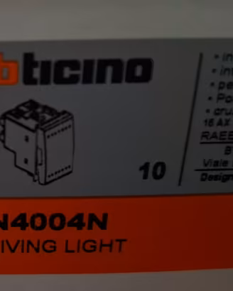 10pz. N4004n investitori living light bticino