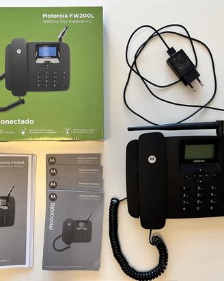 Telefono senza fili Motorola FW200L - Colore nero