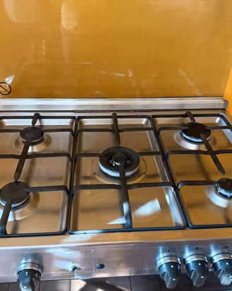 Cucina a gas La Germania in acciaio inox