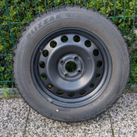 4 GOMME INVERNALI CON CERCHI IN FERRO