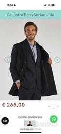 Cappotto uomo Berry&Brian blu taglia 52
