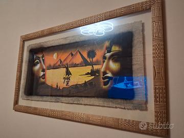 Coppia di quadri egiziani