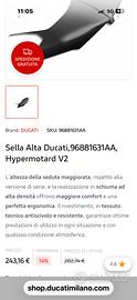 Sella alta Ducati hypermotard V2