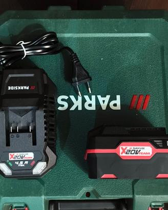 kit Batteria 4Ah e caricatore Parkside 20V NUOVO