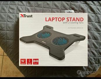 Supporto laptop con ventole di raffreddamento