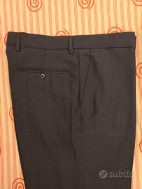 Pantaloni eleganti taglia 48 blu carta da zucchero