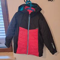 Giacca da sci Wed'ze età 10 anni da bambina. 