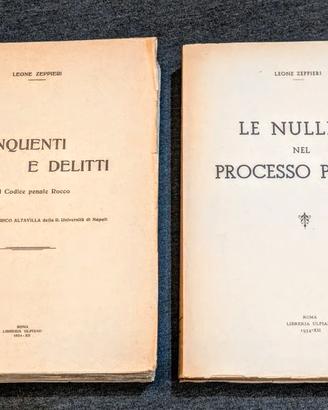 Leone Zeppieri 2 volumi rari