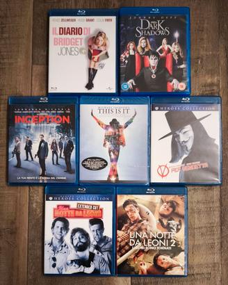 7 Blu Ray in lotto unico o min 5 pezzi