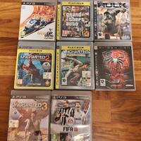 Lotto giochi PS3 - GTA IV, Hulk, Spiderman 3