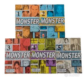 MONSTER URASAWA lotto set 5 volumi 1/5 PRIMA ediz