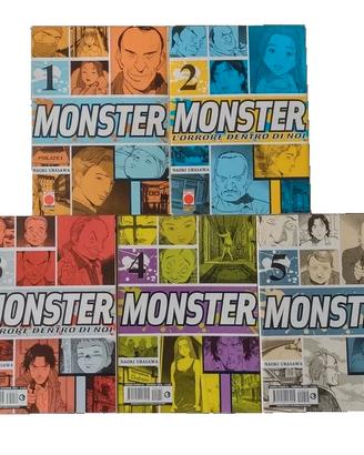 MONSTER URASAWA lotto set 5 volumi 1/5 PRIMA ediz