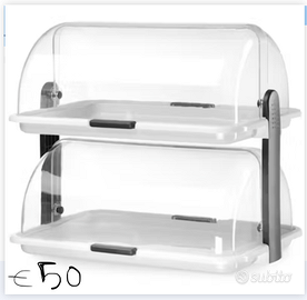 Espositori: dolci, coni, stecchi e cioccolatiera.