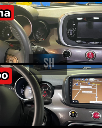 Radio tablet navigatore 9 pollici per FIAT 500X