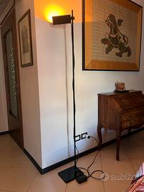 Piantana  alogena vintage anni 80/90 nera