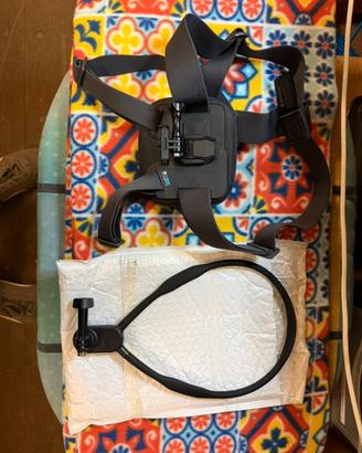 Gopro 13 piu carica batterie piu accessori