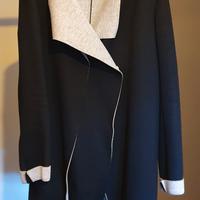 Soprabito nero e grigio