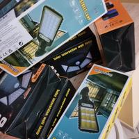 Faretti e lampade da viale con pannello solare