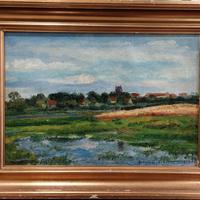 Dipinto olio firmato e datato 1923