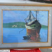 Quadro "il barcone a vela"