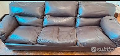 Divano in pelle Frau