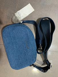 Borsa David Jones blu nuova con etichetta