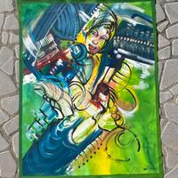 Quadri acrilico su tela