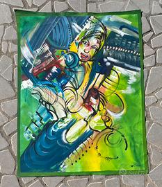 Quadri acrilico su tela