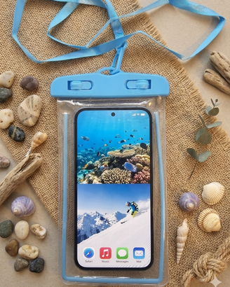Custodia impermeabile per smartphone. Gallegante!