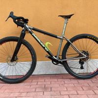 Bici monster gravel titanio carbonio, mtb ,27.5,29