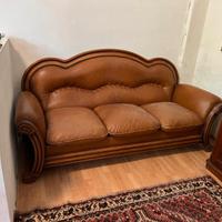 Divano in pelle 3 posti