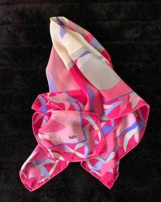 FURLA: carré crepe de Chine 1970/80