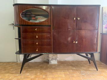 COPPIA MOBILI CREDENZA ANNI ‘60 VINTAGE