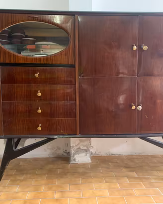 COPPIA MOBILI CREDENZA ANNI ‘60 VINTAGE