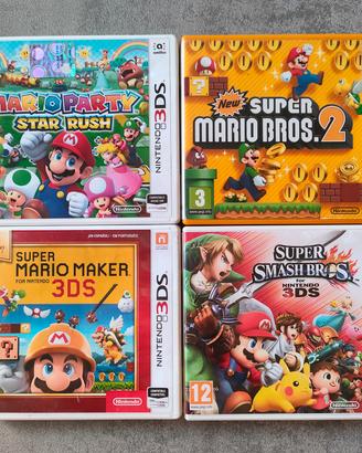 Lotto Giochi Super Mario Nintendo 3DS