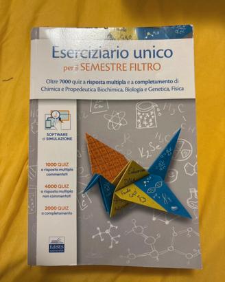 Eserciziario per il semestre filtro