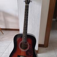 chitarra acustica vgs praticamente nuova