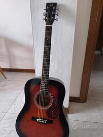 chitarra acustica vgs praticamente nuova