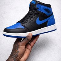 Nike Air Jordan 1 Black Blue nuove taglia 42